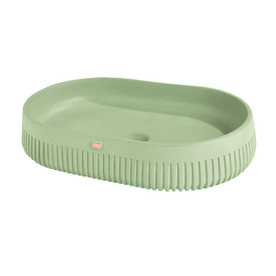 Papua Oval Concrete Vessel Sink