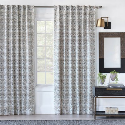 Bodie 100% Cotton Room Darkening Curtain Single Panel