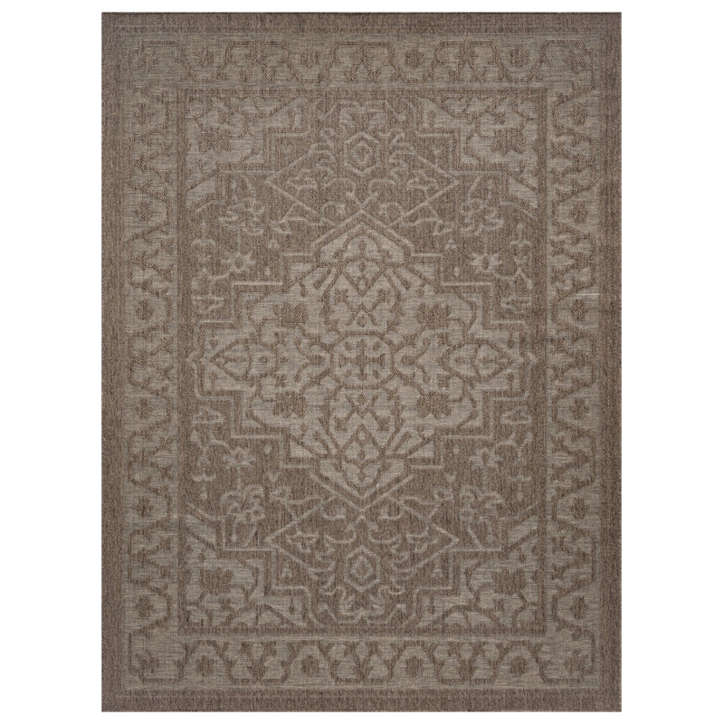Gerritt Persian Indoor/Outdoor Area Rug, Rectangle 8' x 10'