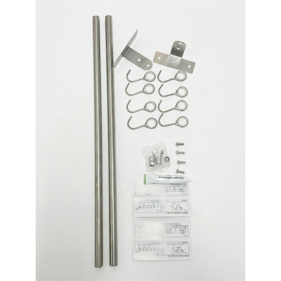 Paquet de 2 porte-serviettes de 20 po pour porte-serviettes antirouille pour salle de bain, support mural robuste pour porte-serviettes
