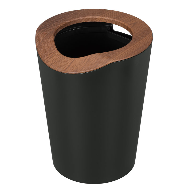 Plastic Open Waste Baskets - 2.3 Gallons
