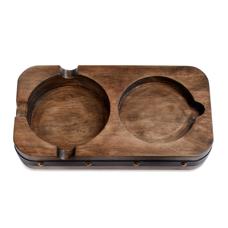 Single Barrel Cigar Ashtray and Whiskey Coaster