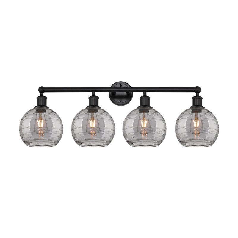 Allare 4 - Light Dimmable Vanity Light, Matte Black