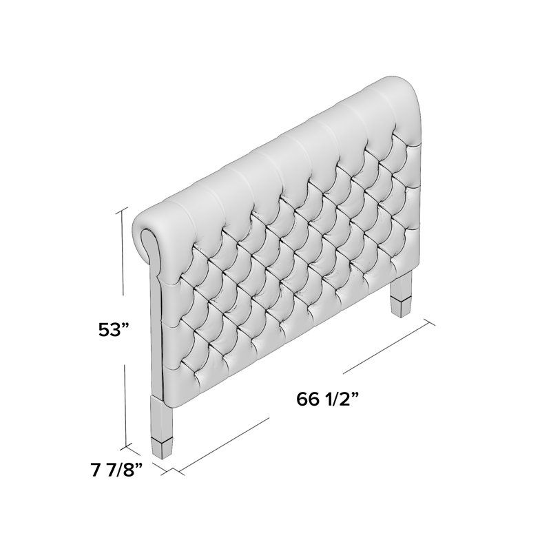 Kaster Upholstered Headboard, Queen