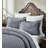 Heirloom Collection 100% Cotton Chenille King Bedspread Set, Traditional Medallion Coverlet with Matching Shams, OEKO-TEX Certified, Soft, Breathable, Machine Washable, All-Season, Gray-113450011-78617200