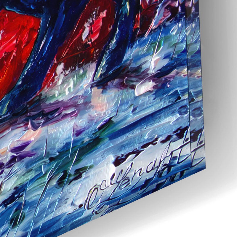 «Wild The Storm» par Lena Owens, H 12 po x l 16 po x P 0,13 po
