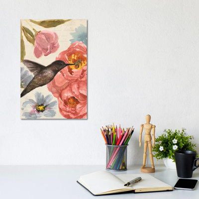 Nectar's Sip I by Annie Warren - Wrapped Canvas Print