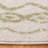 Lorenco Southwestern Machine Made Power Loom Polypropylene Area Rug in Ivory/Sage-756150525