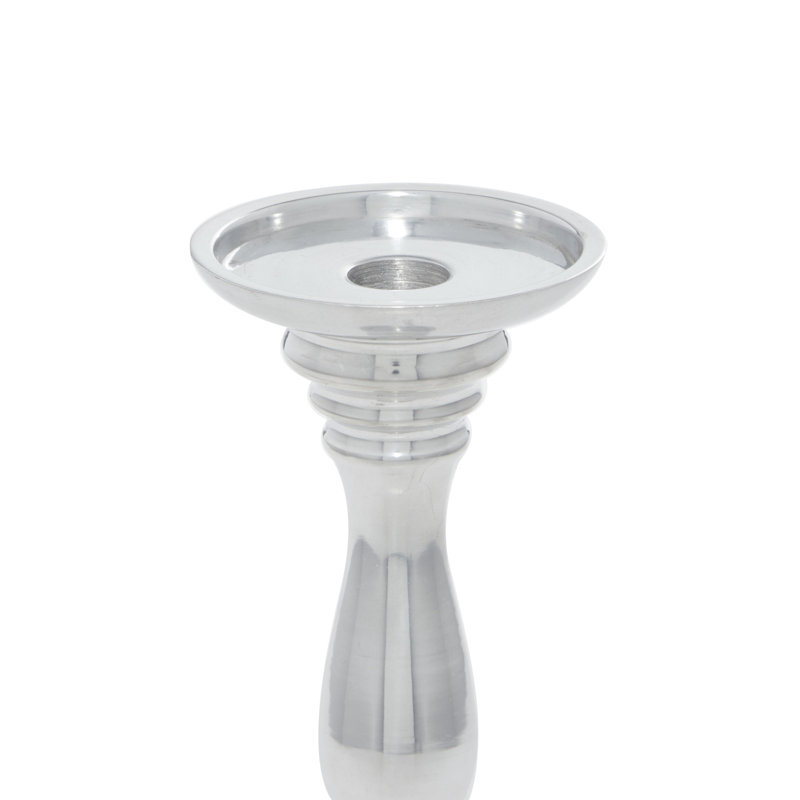 Ensemble de chandelles de table en métal 3 pièces