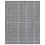 Oxford Striped Area Rug in Silver/Gray