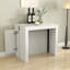 Table de salle à manger extensible moderne multifonctionnelle avec prise de courant, table extensible peu encombrante avec rangement pour les fêtes, les mariages, les réunions et les célébrations-1645019371-1645019374