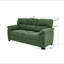 Canapé 3 places, canapé rembourré, mobilier de salon moderne, canapé en tissu texturé, canapé minimaliste, fauteuil confortable, canapé à structure robuste