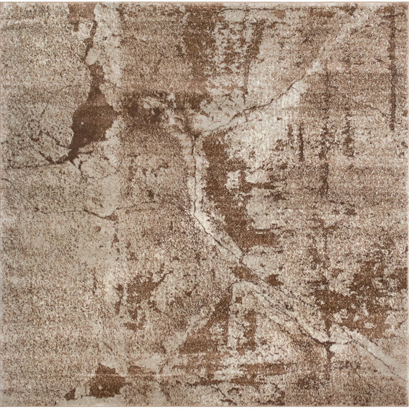 Kelson Abstract Indoor Rug, Square 5'1"