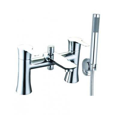 Roseau 2 Handle Deck Bath Shower Mixer Bath Filler
