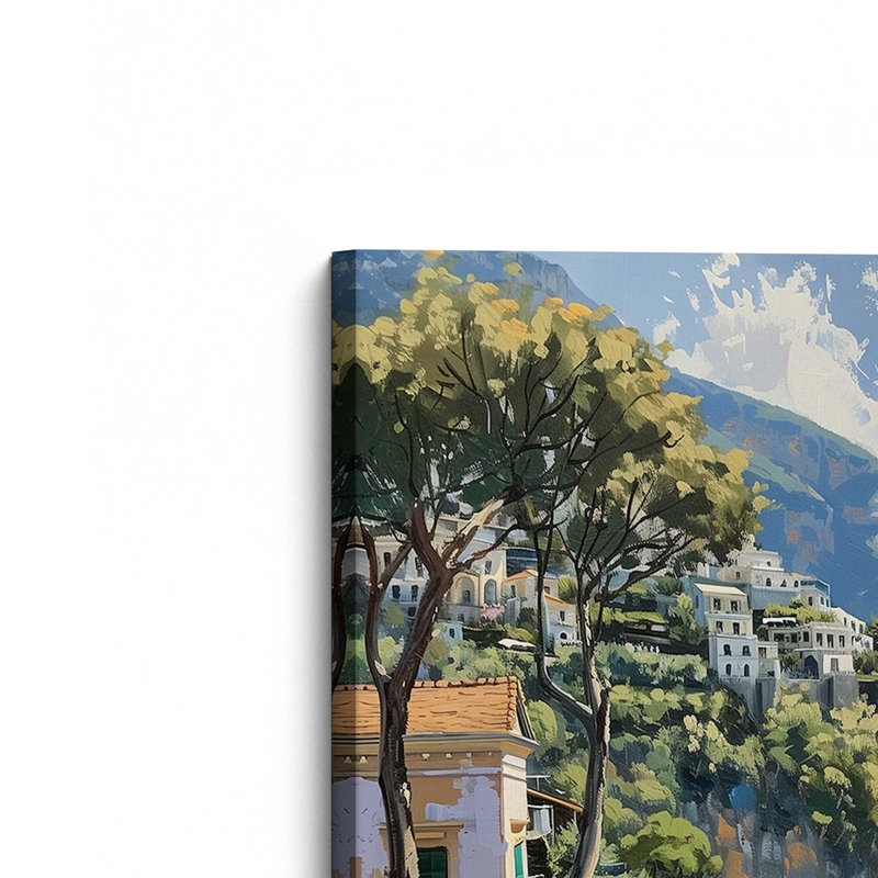 Ensemble de 2 impressions sur la côte d'Amalfi, Toile tendue, 36 po x 24 po