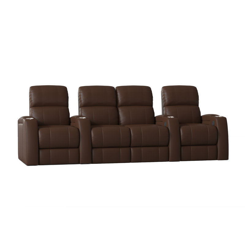 Sièges de rangée de cinéma (rangée de 4), Cappucino classique, Manuel