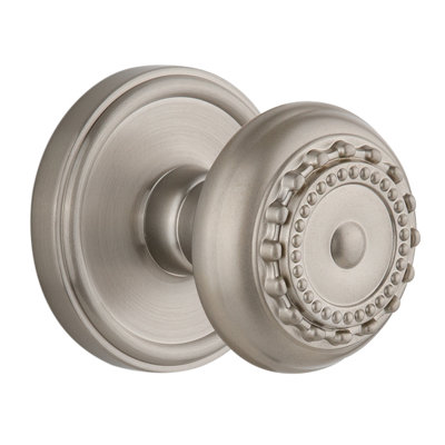Grandeur Georgetown Rosette Double Dummy with Parthenon Door Knob