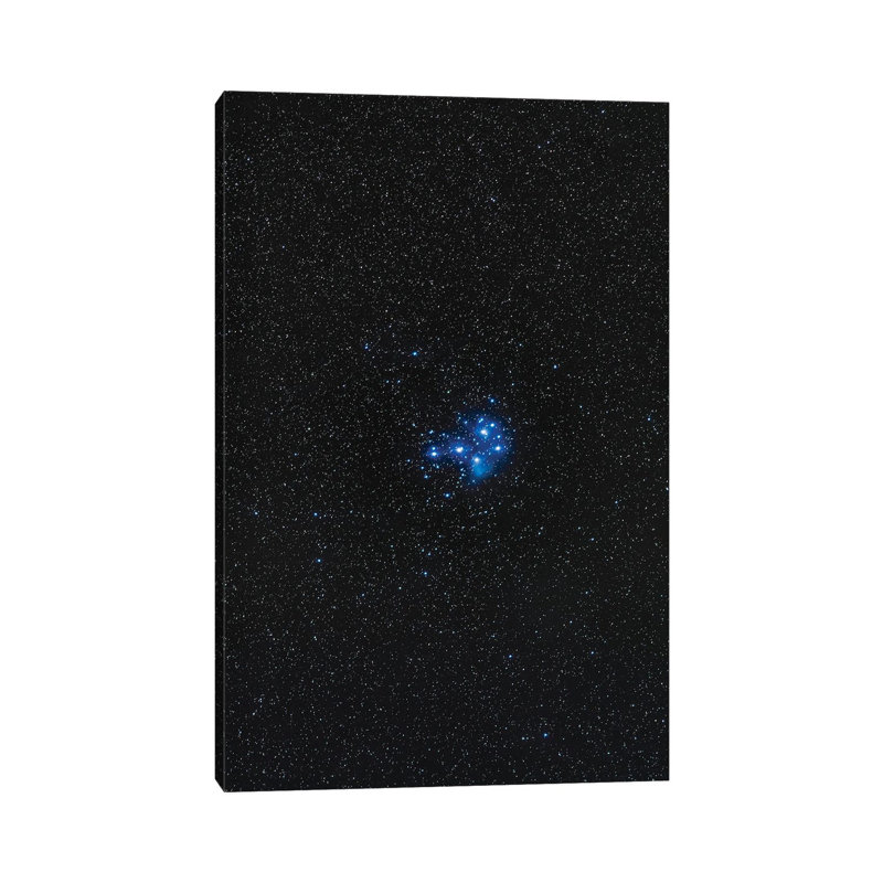 Le groupe d'étoiles des Pléiades., H 40 po x l 26 po x P 1,5 po