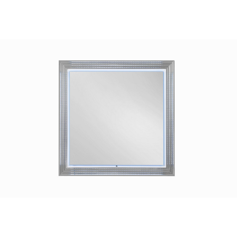 Miroir de lune en marbre avec DEL