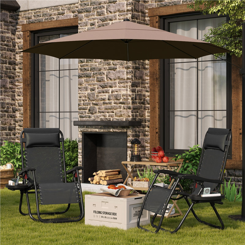Color Outdoor Garden Chair, Black