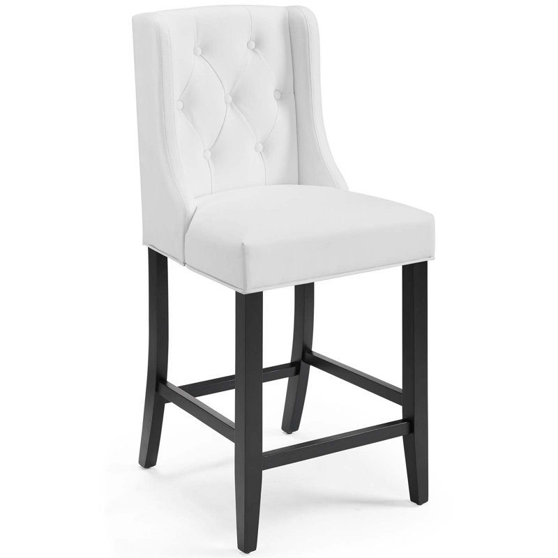 Tabouret Modway Baronet, Tabouret de comptoir (siège d'une hauteur de 26,5, Blanc