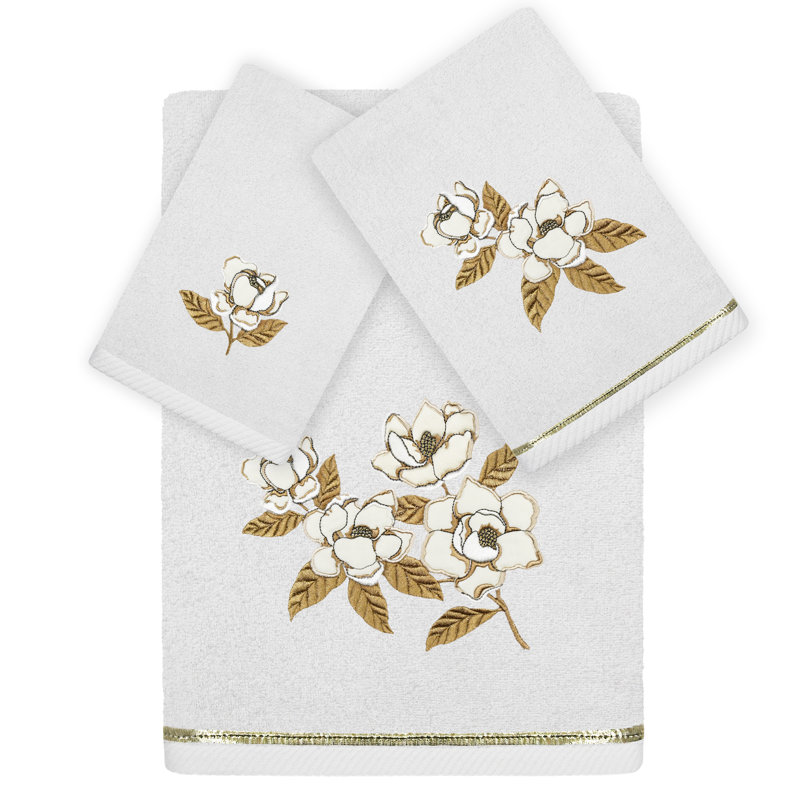 Ensemble 3 serviettes de bain, Argent