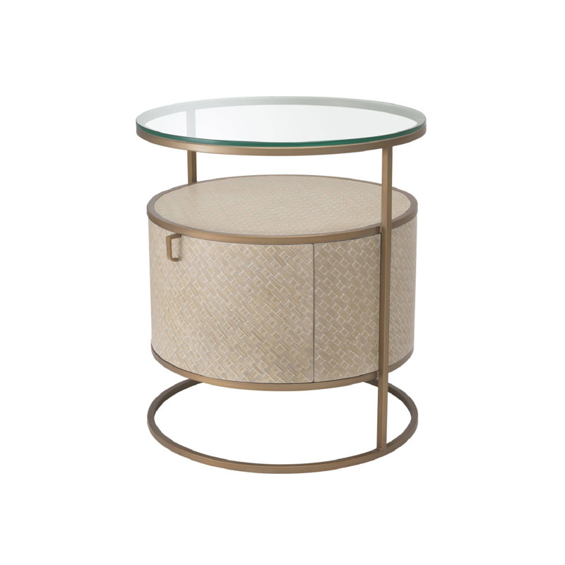 Napa Valley Glass End Table