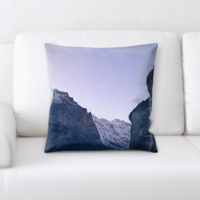 Microsuede Reversible Throw Pillow