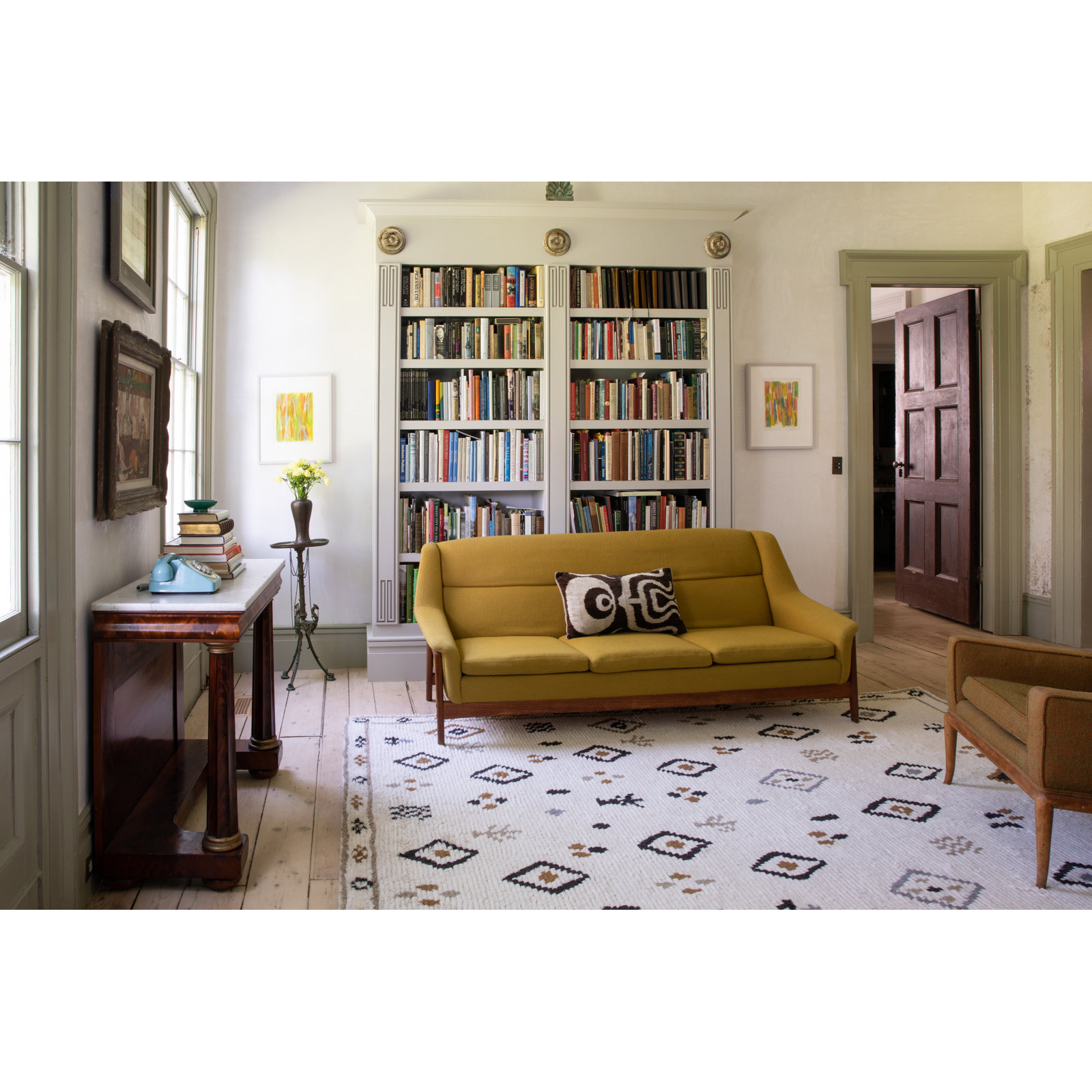 Rivah Hand-Tufted Geometric Rug, Rectangle 5' x 8'