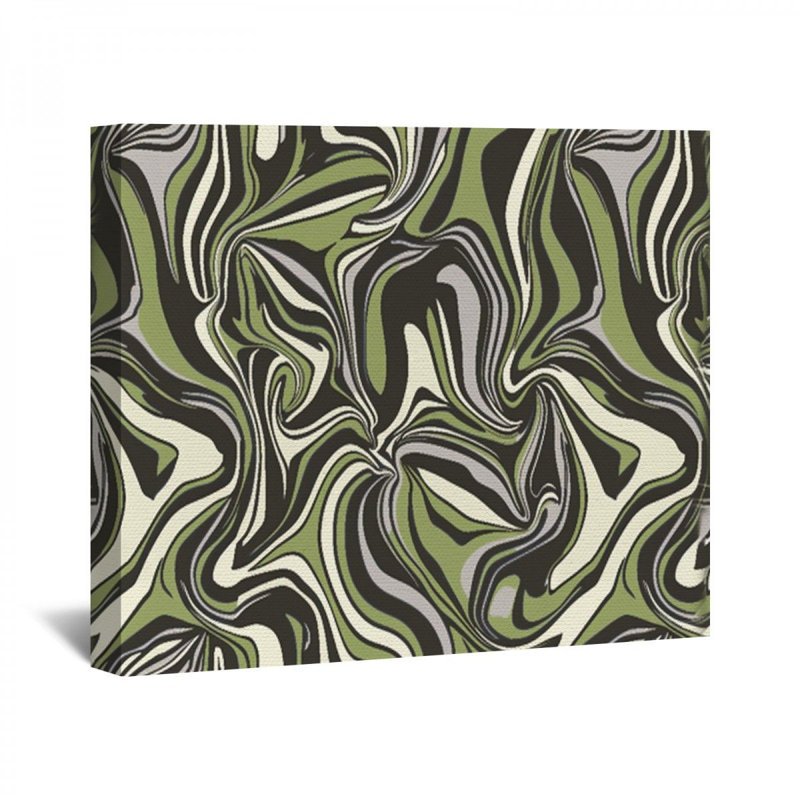 Floral, impression sur toile encadrée, H 20 po x l 24 po x P 2 po
