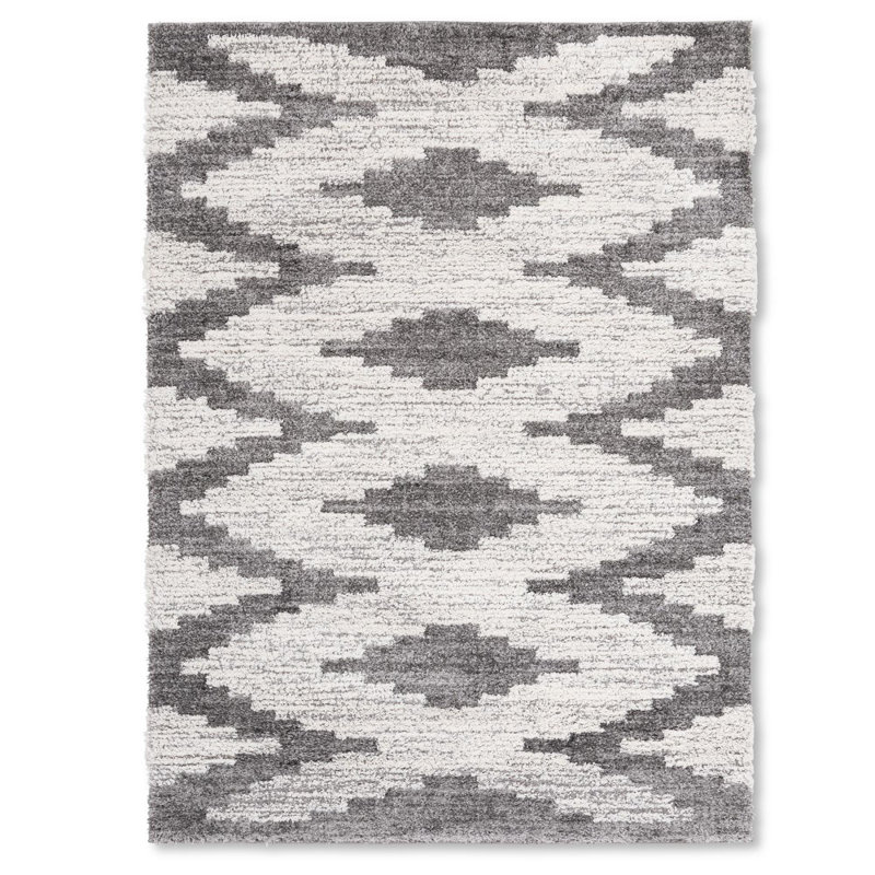 Tapis à poils longs Bisera, Rectangle 2 pi x 3 pi
