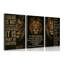 3 Piece Wrapped Canvas Print-2122834201