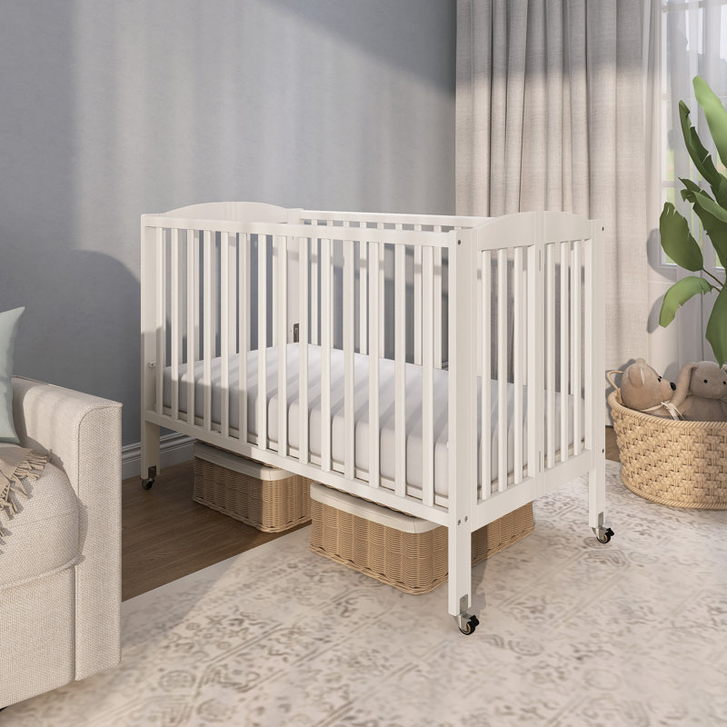 2-in-1 Standard Convertible Crib, White