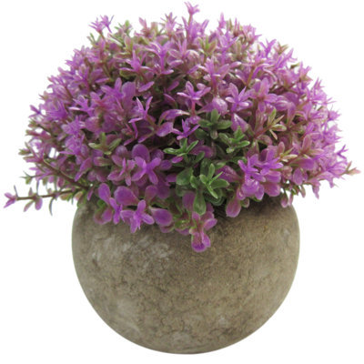 Mini topiaire artificielle en pot