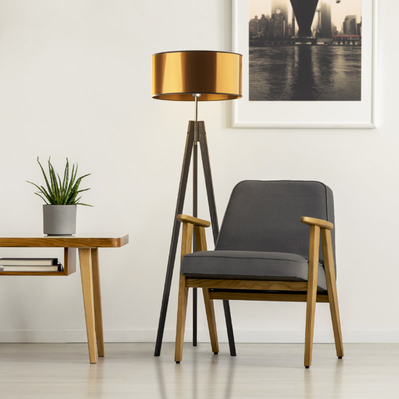 Ashland 138cm Tripod Floor Lamp, Copper