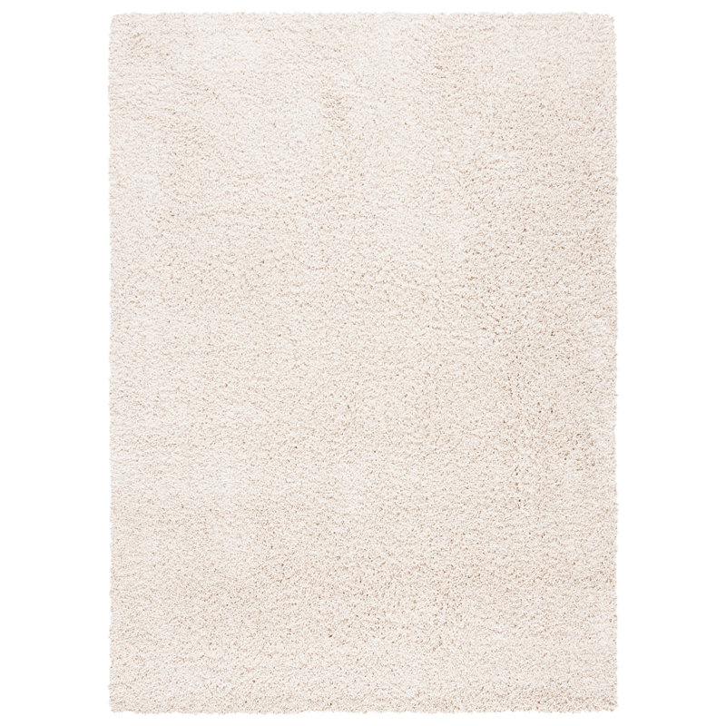 Okeelanta Shag 500 Performance Solid Color Rug, Rectangle 3'11" x 6'