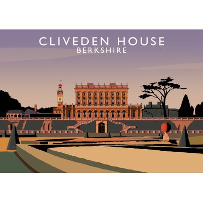 Cliveden House 1 Piece Wall Art