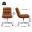 Faux Leather Swivel Desk Chair-2131498862