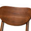Upholstered Counter Stool with Solid Wood Frame-498637076