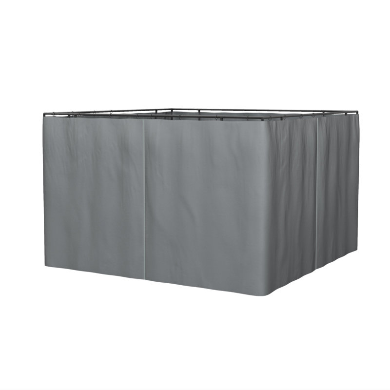 Ensemble de parois de pavillon Universal Universal avec panneaux, crochets et anneaux en C inclus pour les pergolas et les cabanes