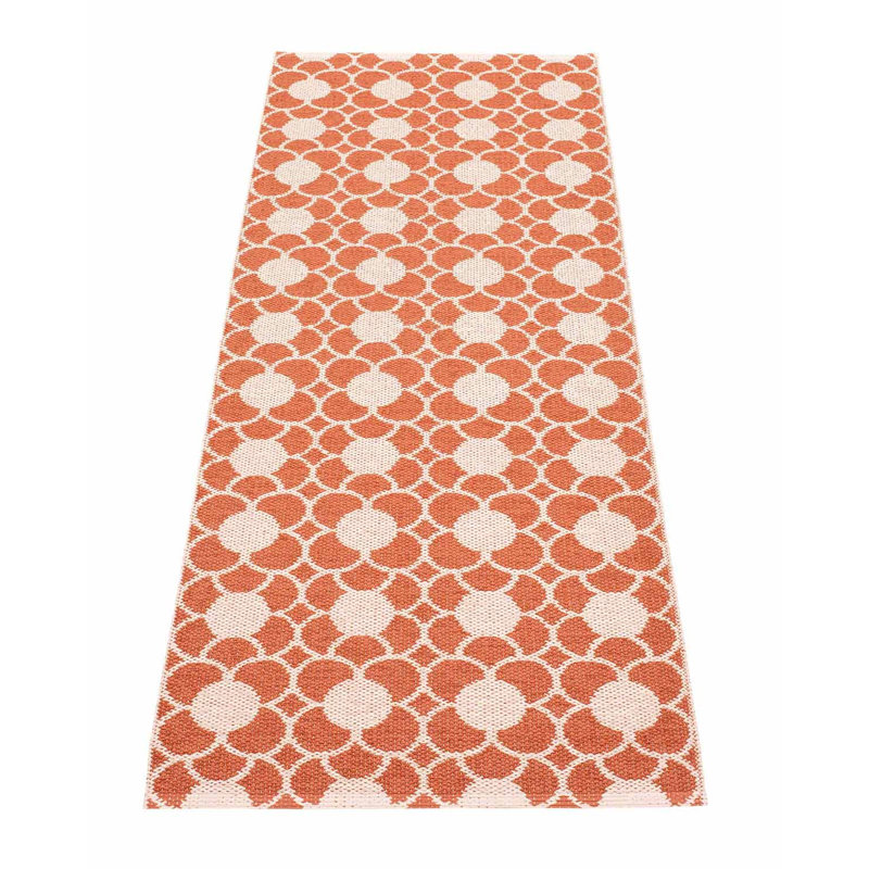 Rug ANYA Oregano 2.25 X 6.5 Ft, Runner 2'3" x 6'6", Brick