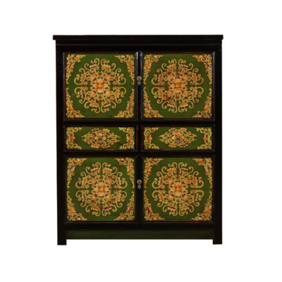 Armoire d'appoint moderne et simple en bois massif