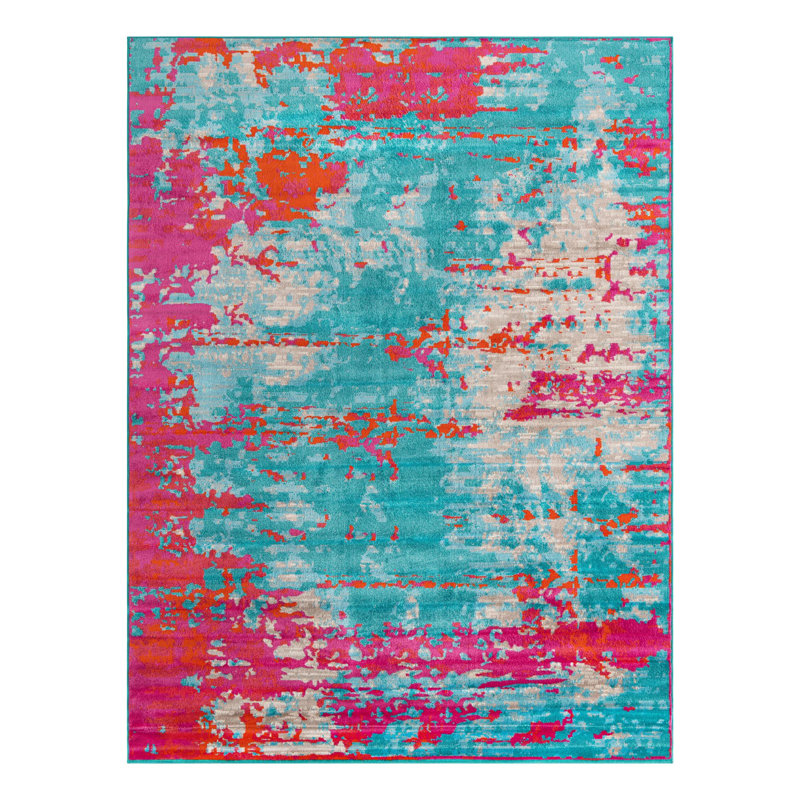Abstract Indoor Rug, Rectangle 9' x 12'