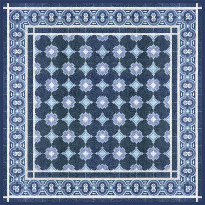 Mosaïque italienne en bleu II