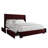 Full Platform Bed with Storage Grey Velvet-374574618-374574617