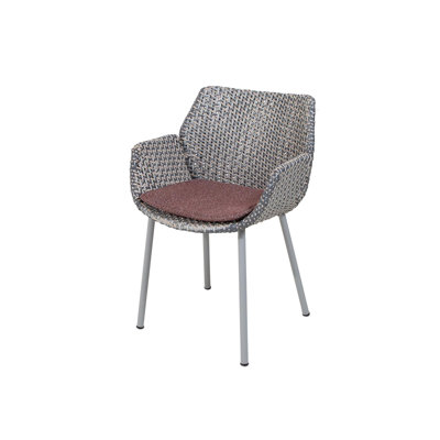Vibe Wicker Patio Dining Armchair
