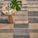 Fairhaven Geometric Hand Loomed Wool Area Rug in Slate/Taupe/Grey/Camel