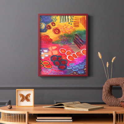 Vivaciously Changing II Framed Print - Solid Wood