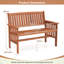 Solid Wood Outdoor Bench