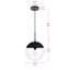 Luminaire suspendu simple à intensité variable 1 lumière Yearby Yearby-1870617823-1870617810-1870617809